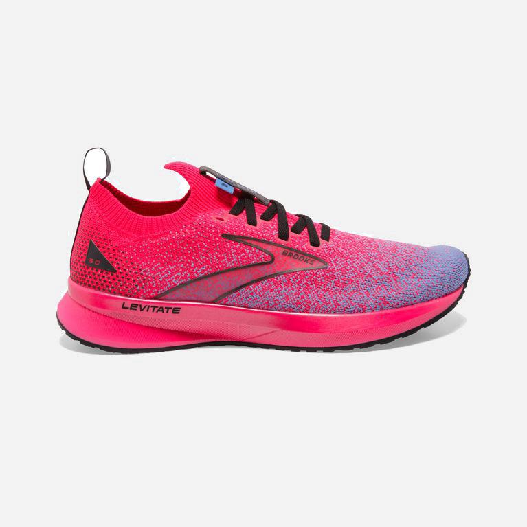 Tenis Brooks Levitate Stealthfit 5 Energy Return - Zapatillas Para Correr En Asfalto Mujer - Rosas /